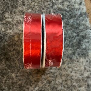 200 Yards Satin—1.57” Bright Red Craft/ Holiday Decor Ribbon